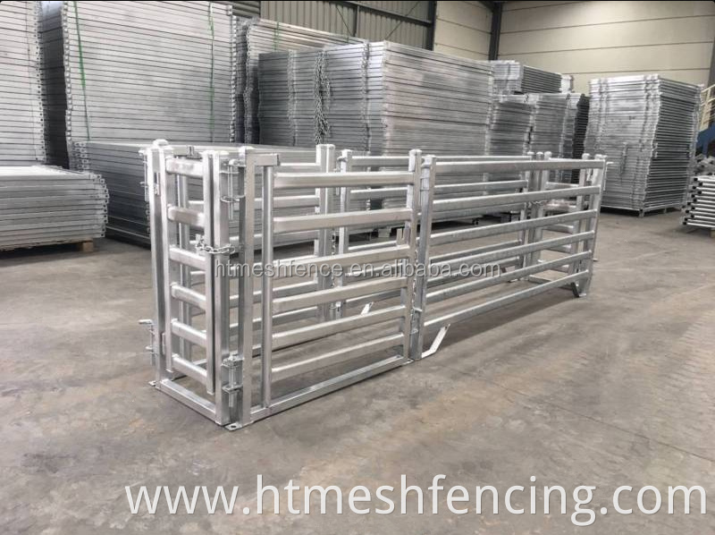 New product stainless steel 3 Way Draft Race sheep yard panel/gates